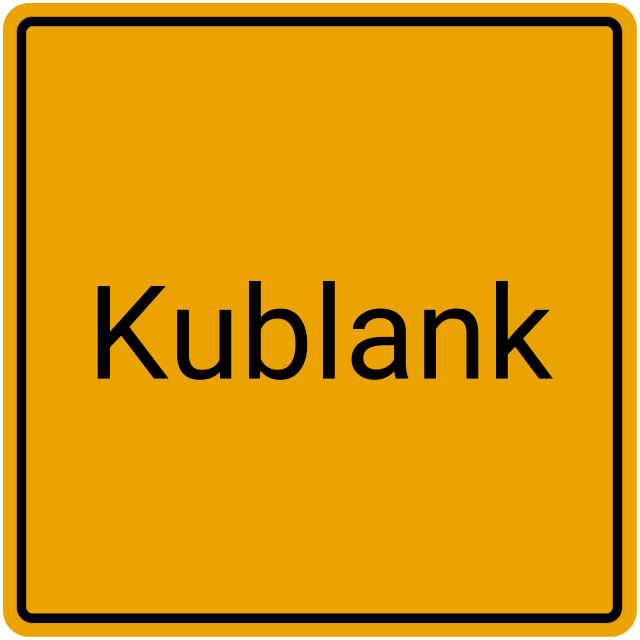 Meldebestätigung Kublank