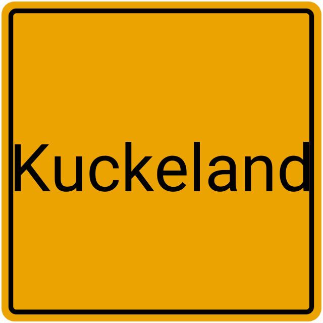 Meldebestätigung Kuckeland