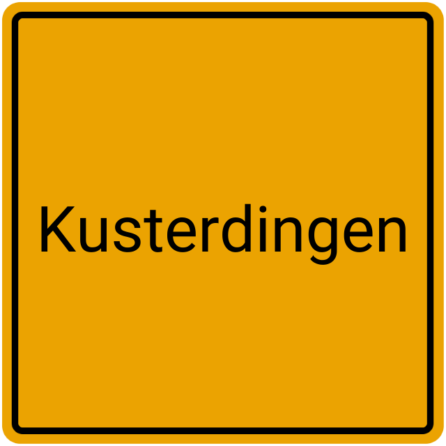 Meldebestätigung Kusterdingen