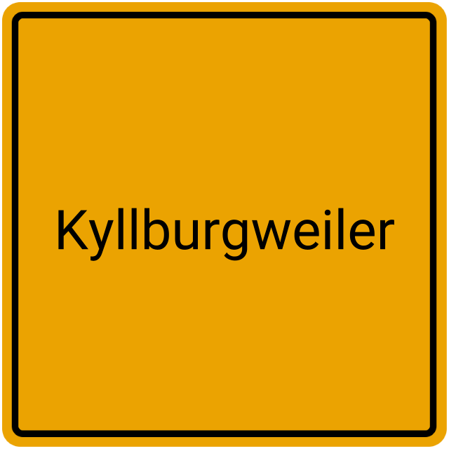 Meldebestätigung Kyllburgweiler