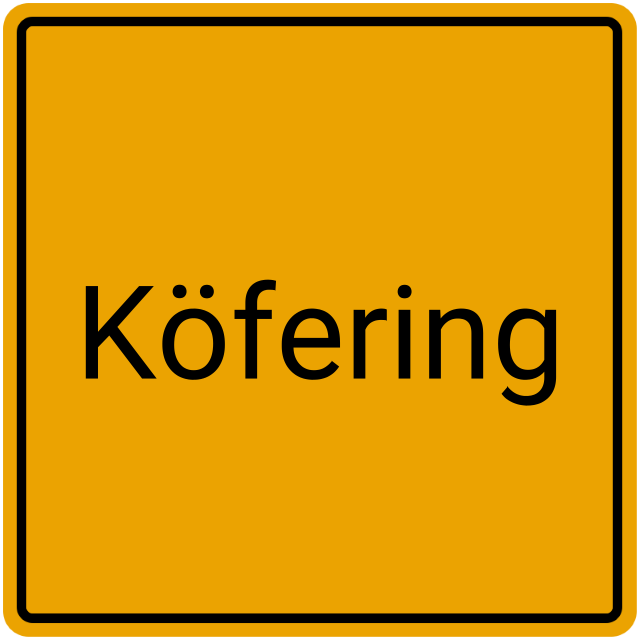 Meldebestätigung Köfering