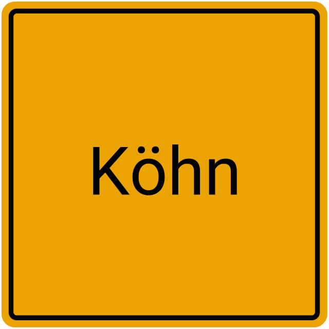 Meldebestätigung Köhn