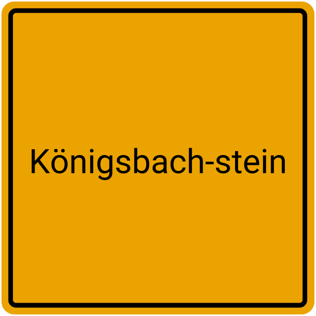 Meldebestätigung Königsbach-Stein