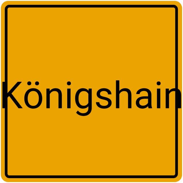 Meldebestätigung Königshain