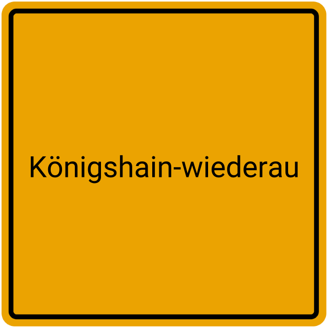 Meldebestätigung Königshain-Wiederau