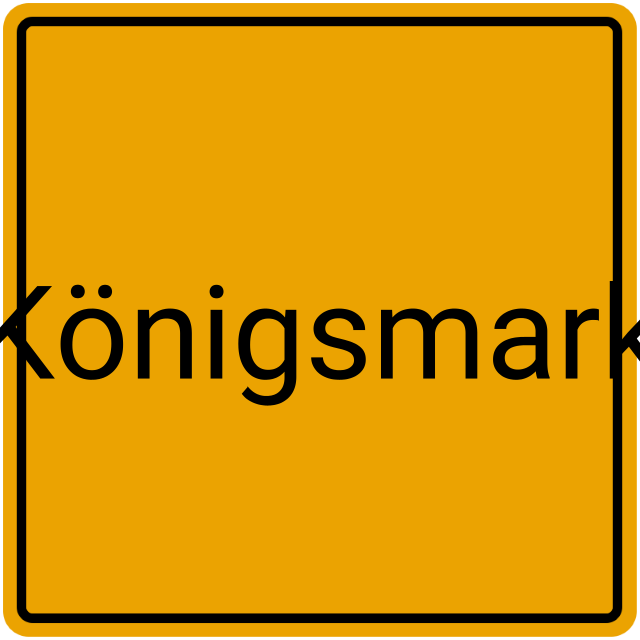 Meldebestätigung Königsmark