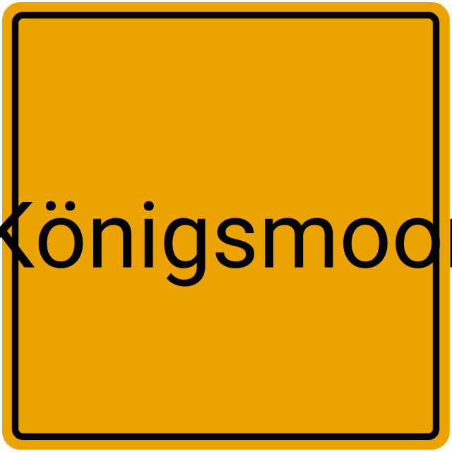 Meldebestätigung Königsmoor