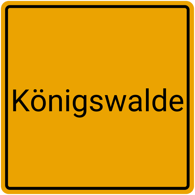 Meldebestätigung Königswalde