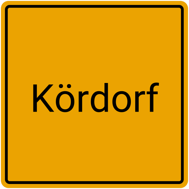 Meldebestätigung Kördorf