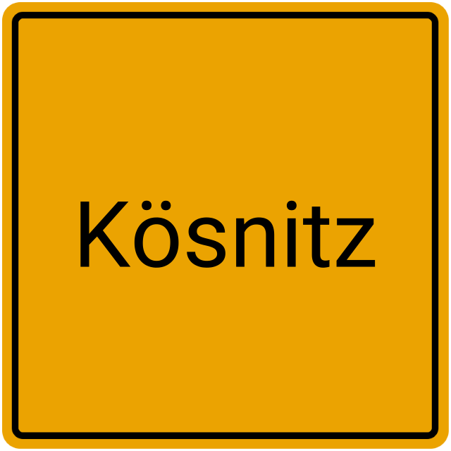 Meldebestätigung Kösnitz