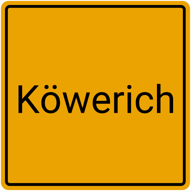 Meldebestätigung Köwerich