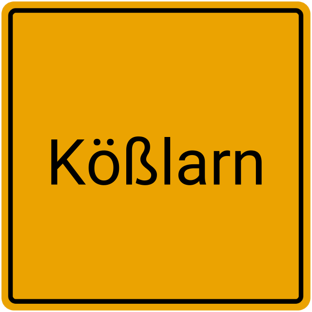 Meldebestätigung Kößlarn