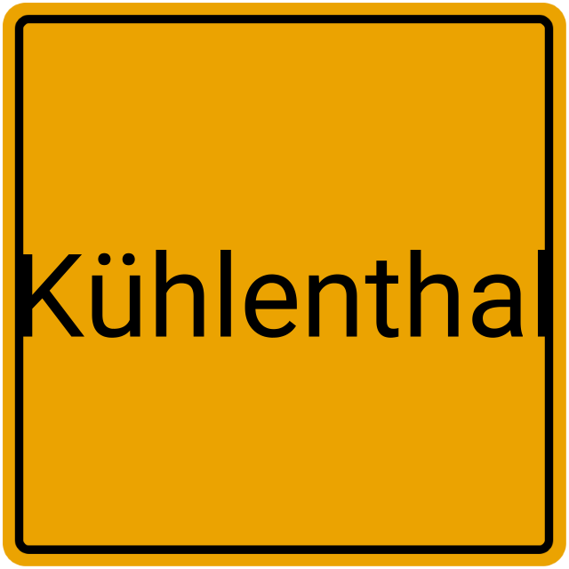 Meldebestätigung Kühlenthal