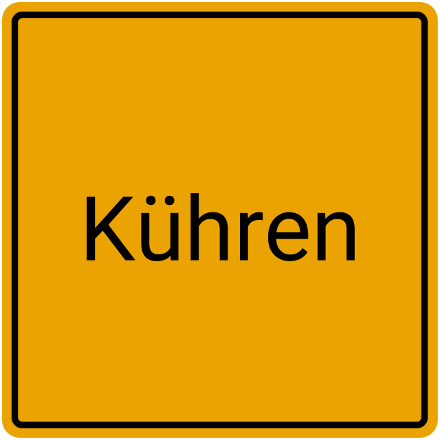 Meldebestätigung Kühren