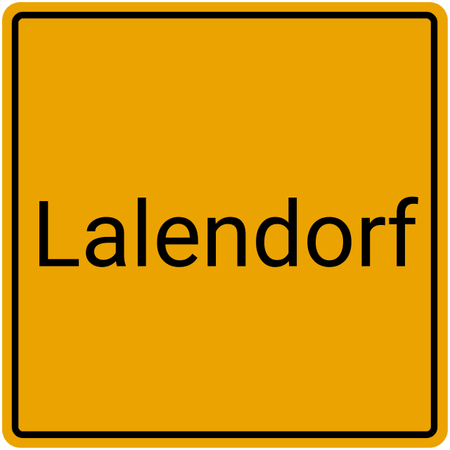 Meldebestätigung Lalendorf