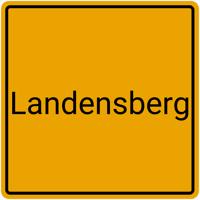 Meldebestätigung Landensberg