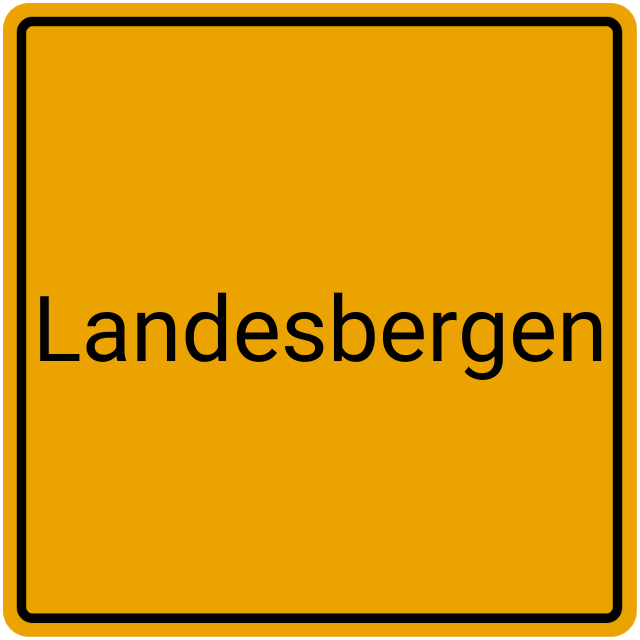 Meldebestätigung Landesbergen