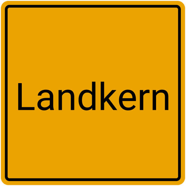 Meldebestätigung Landkern