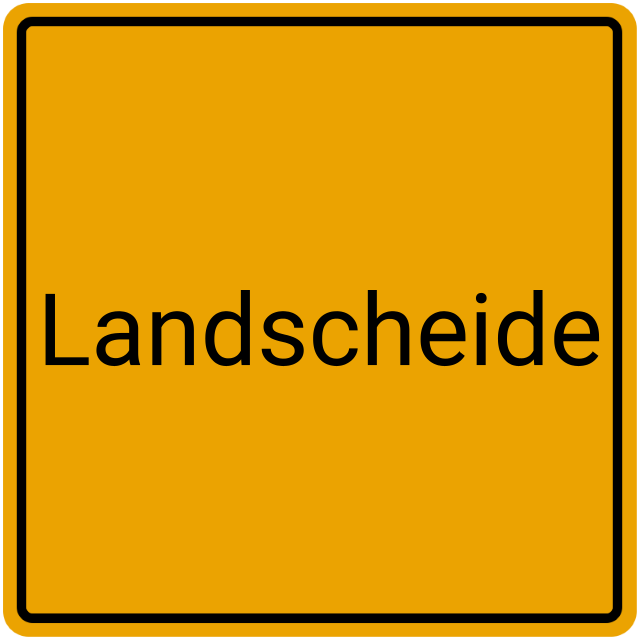 Meldebestätigung Landscheide