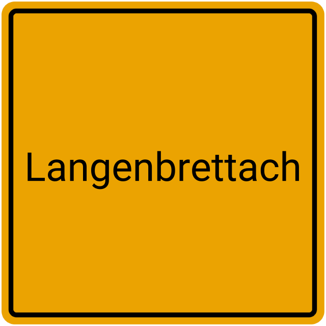 Meldebestätigung Langenbrettach