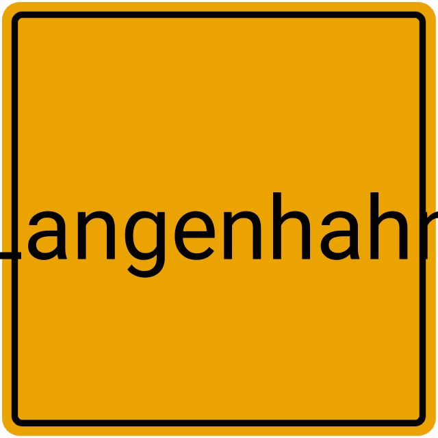 Meldebestätigung Langenhahn