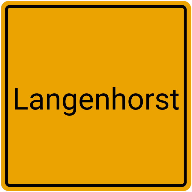 Meldebestätigung Langenhorst