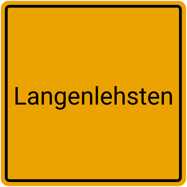 Meldebestätigung Langenlehsten