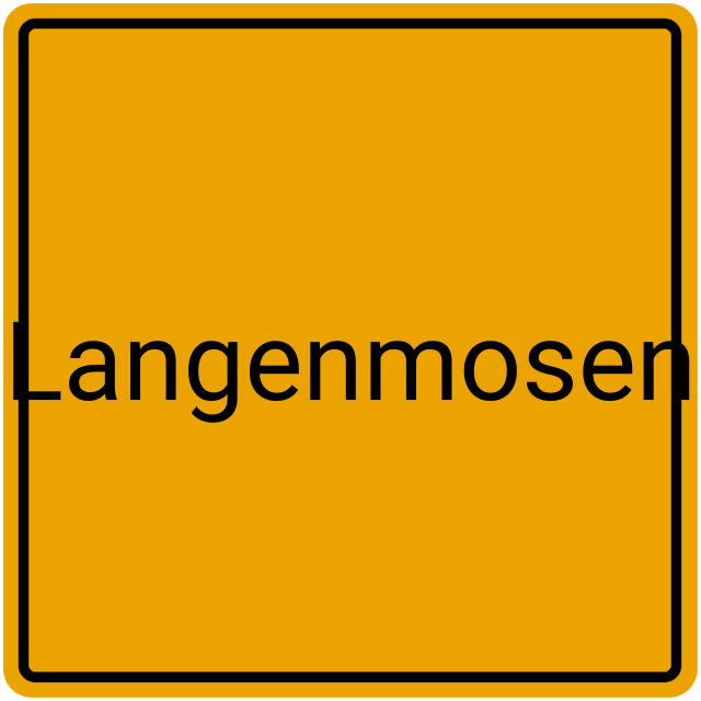 Meldebestätigung Langenmosen