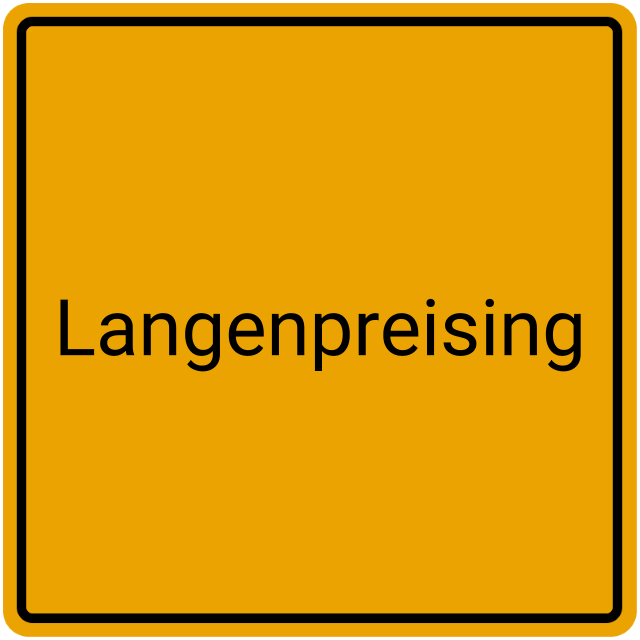 Meldebestätigung Langenpreising