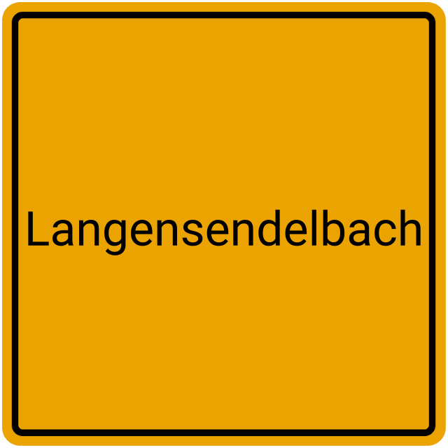 Meldebestätigung Langensendelbach