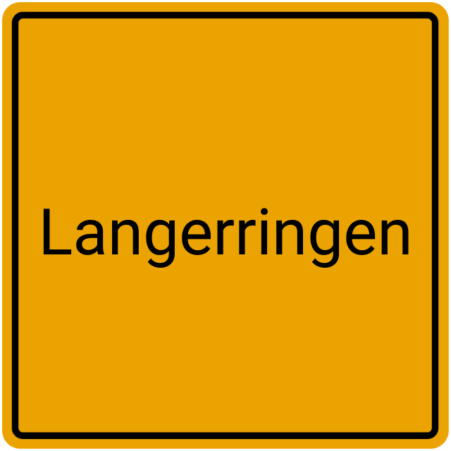 Meldebestätigung Langerringen