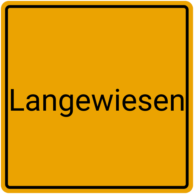 Meldebestätigung Langewiesen