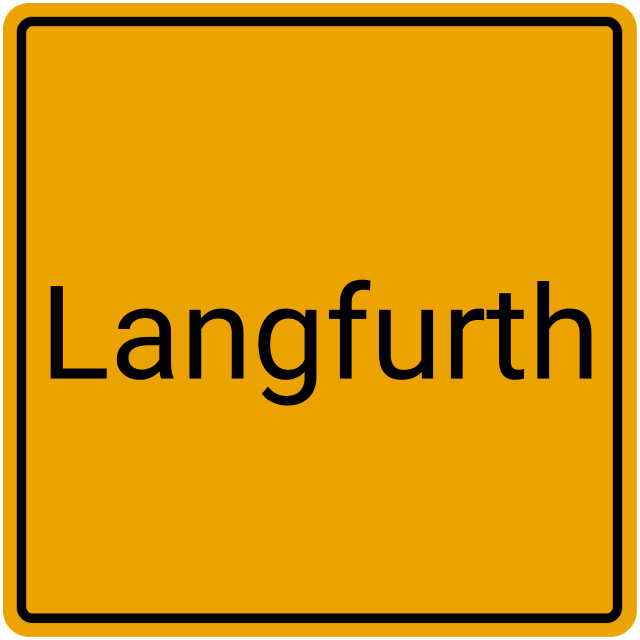 Meldebestätigung Langfurth