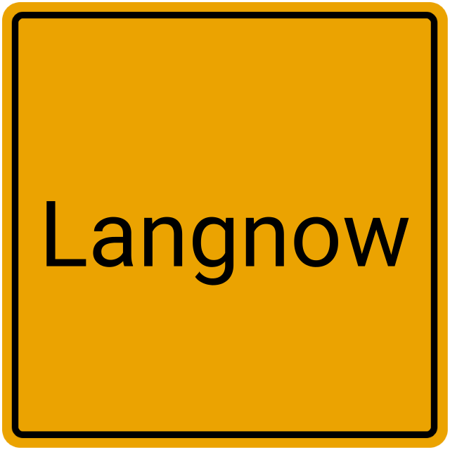 Meldebestätigung Langnow