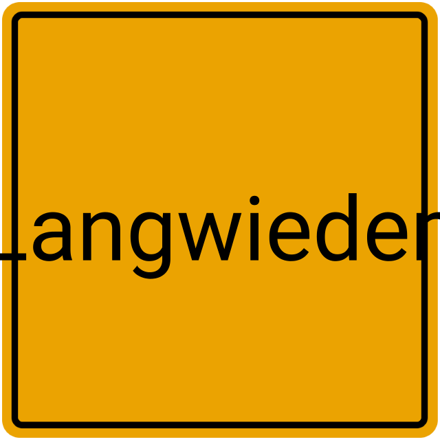 Meldebestätigung Langwieden