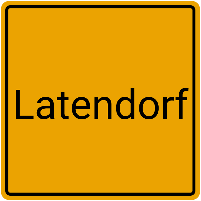 Meldebestätigung Latendorf