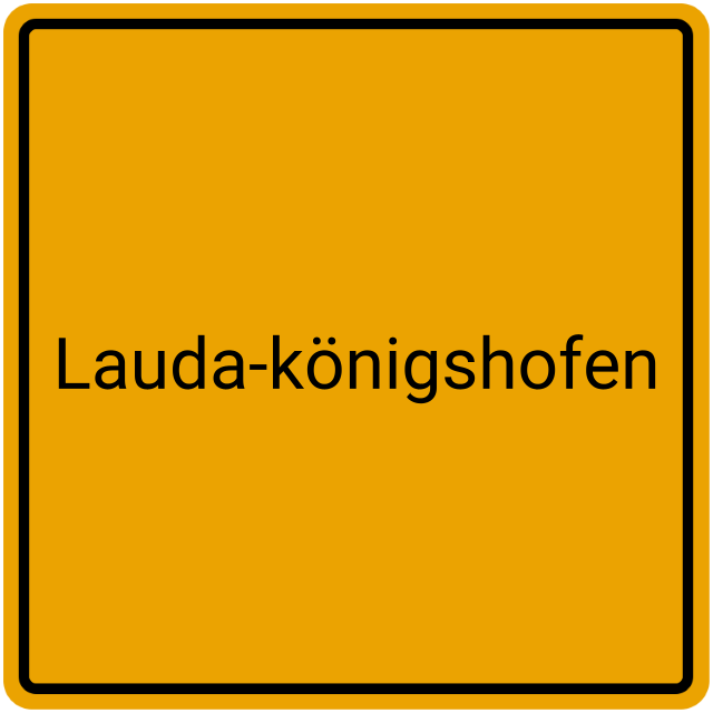 Meldebestätigung Lauda-Königshofen