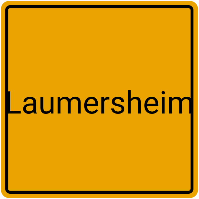 Meldebestätigung Laumersheim