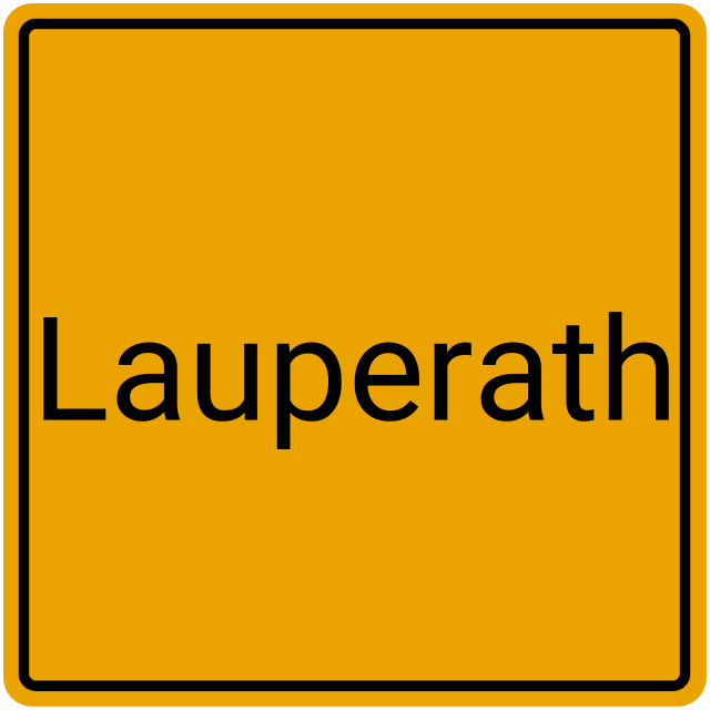 Meldebestätigung Lauperath