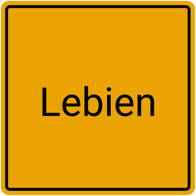 Meldebestätigung Lebien
