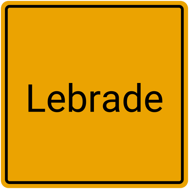 Meldebestätigung Lebrade