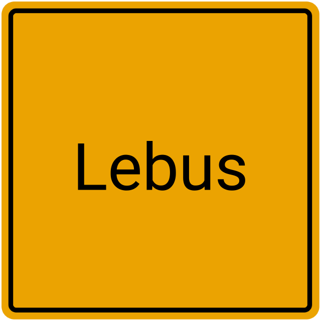 Meldebestätigung Lebus