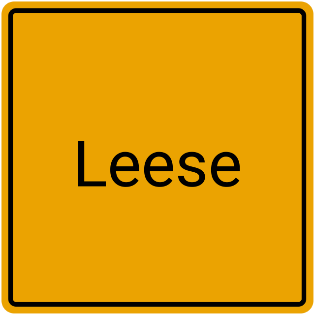 Meldebestätigung Leese