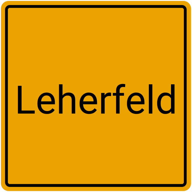 Meldebestätigung Leherfeld