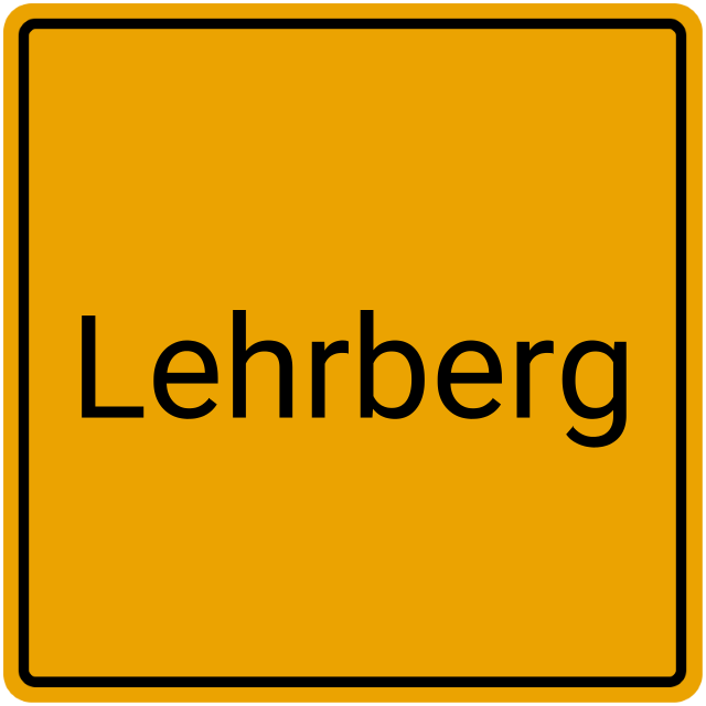 Meldebestätigung Lehrberg