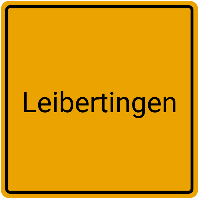 Meldebestätigung Leibertingen