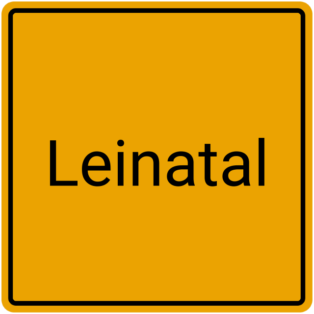 Meldebestätigung Leinatal