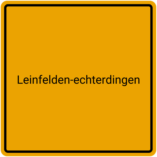 Meldebestätigung Leinfelden-Echterdingen