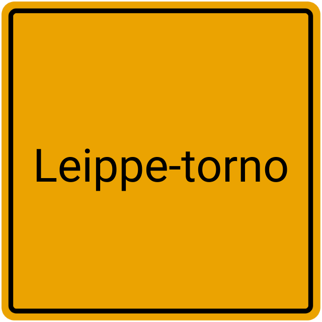 Meldebestätigung Leippe-Torno