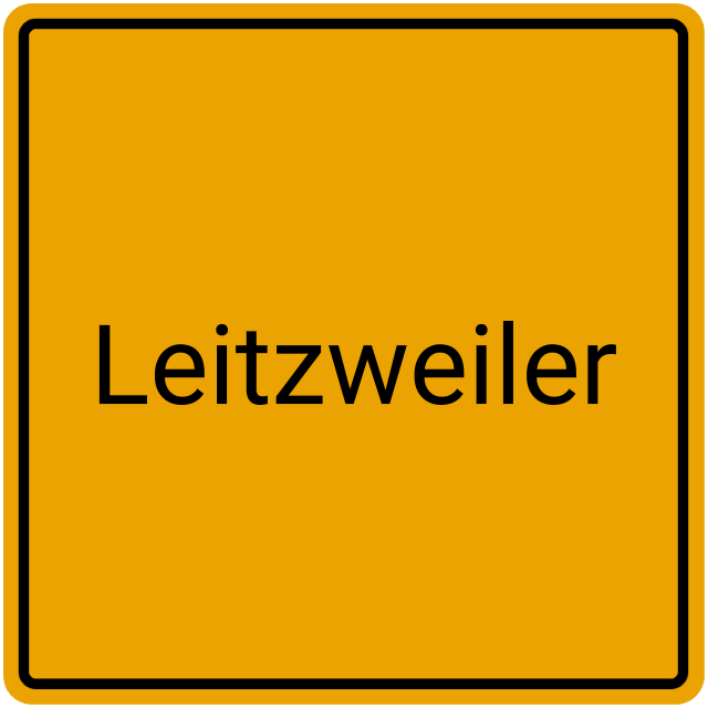 Meldebestätigung Leitzweiler